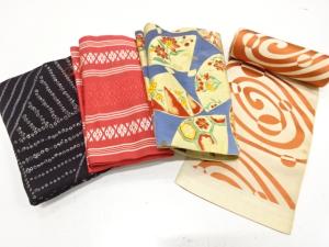 アンティーク　帯地はぎれ色々セット